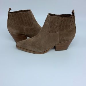 Sartoby Franco Sarto Lasso Ankle Boot Toffee Suede